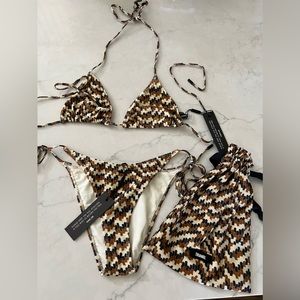 Triangl Vinca Confetti Geo w/ bag Large